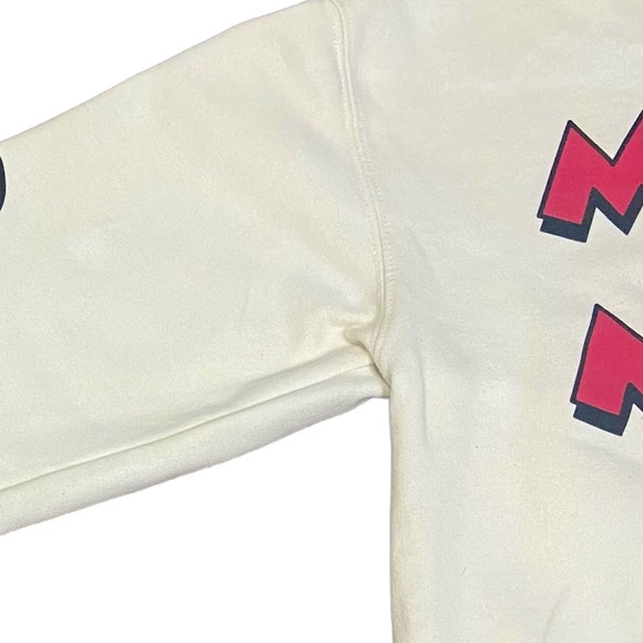 Disney Mickey and Minnie Long Sleeve Fleece Sweatshirt Juniors Medium oversized - Picture 5 of 12